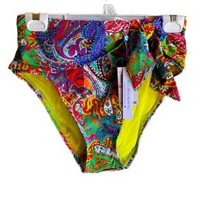 NWT Bleu/Rod Beattie Paisley Size 6 Bikini Bottom